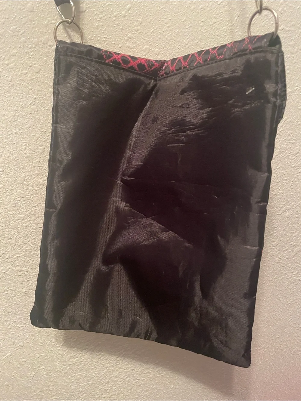 monster high Black & Pink Character Crossbody Bag